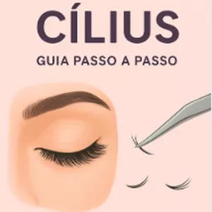 Imagem de capa para o Ebook Como colocar cílius - passo a passo