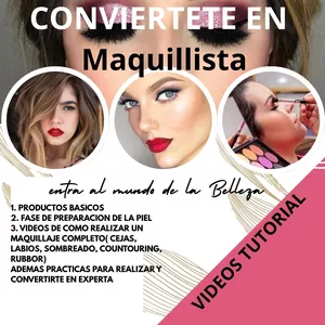 Imagen de portada para Curso online CONVIERTETE EN UNA MAQUILLLISTA