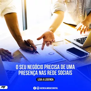 Imagem de capa para o Serviço online Artes para rede sociais.