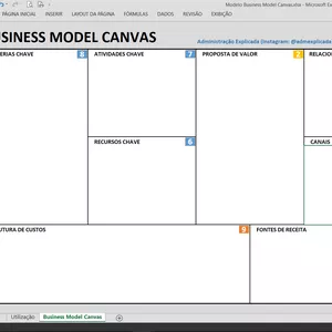 Imagem de capa para o Curso online Ferramenta Business Model Canvas