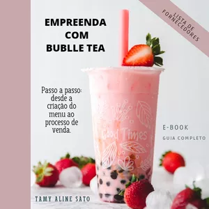 Imagem de capa para o Ebook EMPREENDA COM BUBLLE TEA 