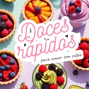 Imagem de capa para o Ebook Doces rápidos para comer sem culpa
