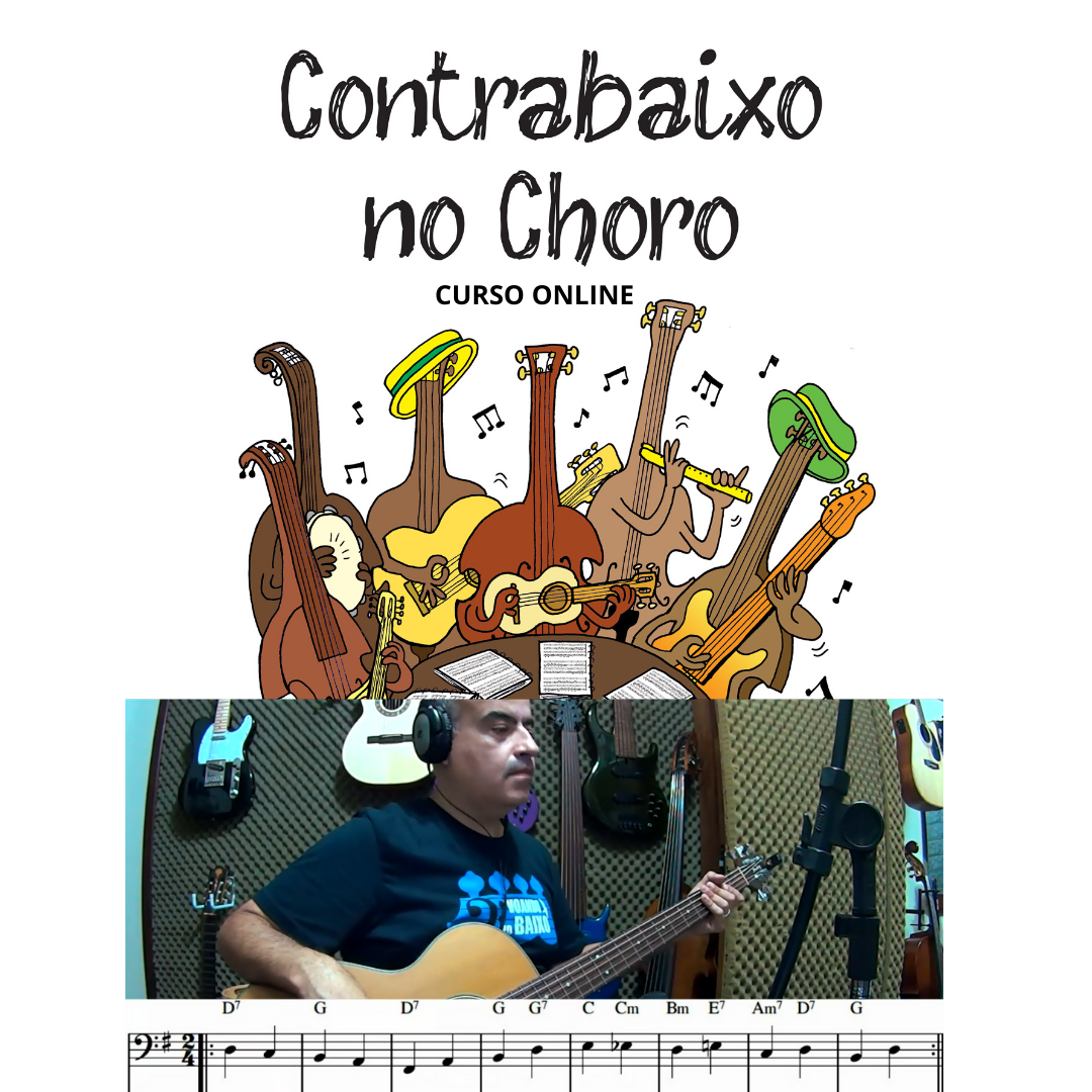 Imagem de Contrabaixo no Choro - Curso Completo criado por Francisco Falcon na hotmart
