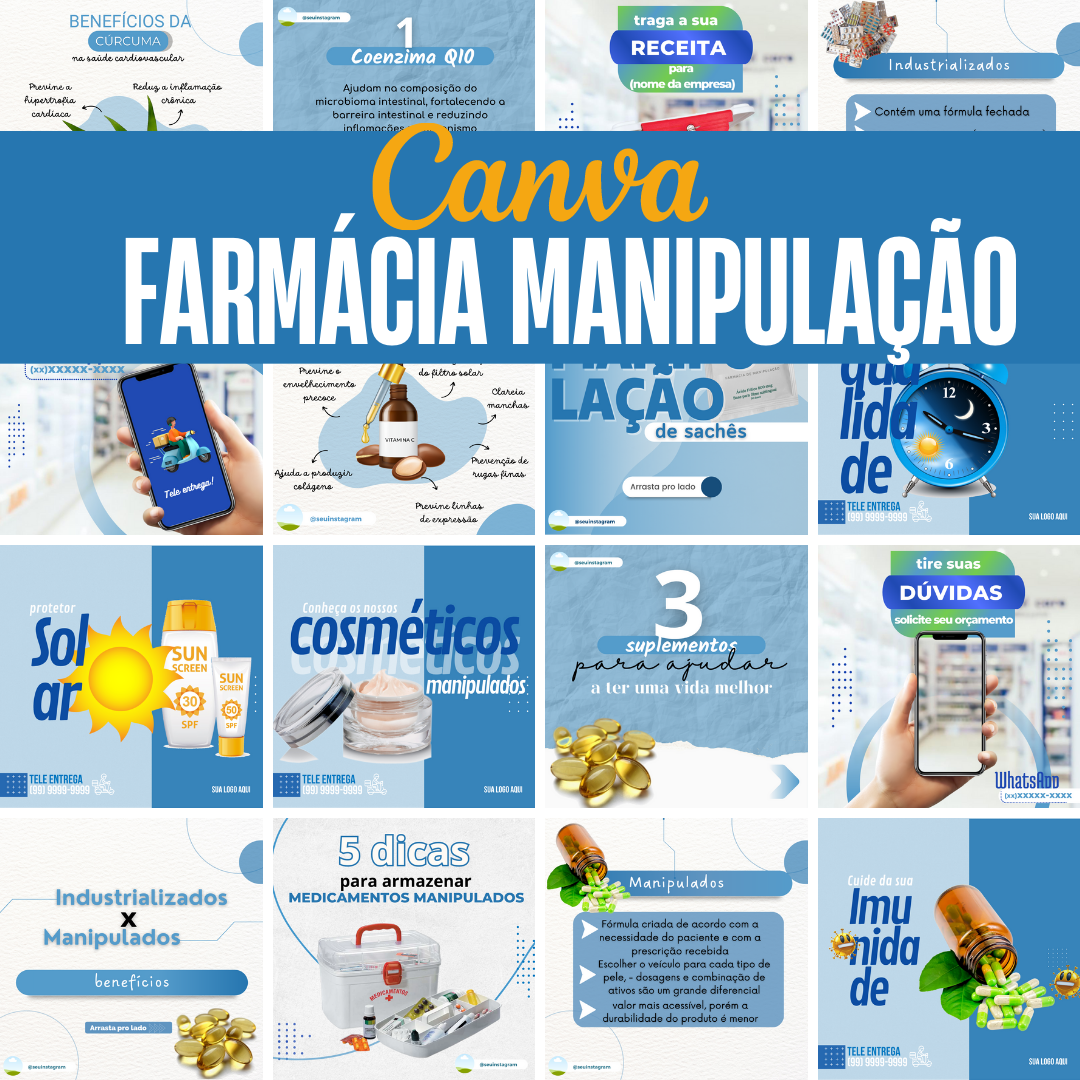 Imagem do curso CANVA FARMÁCIA DE MANIPULAÇÃO
