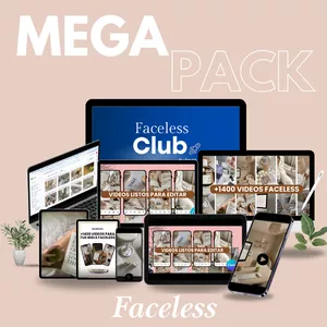 Imagen de portada para Ebook +1400 VIDEOS FACELESS PARA REELS
