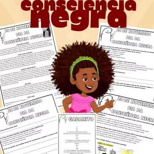 Imagem de capa para o Ebook ATIVIDADES CONSCIÊNCIA NEGRA📝🤎