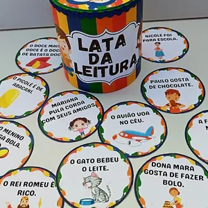 Imagem de capa para o Ebook LATA DA LEITURA - PEQUENAS FRASES