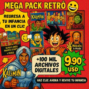Imagen de portada para Curso online MEGA PACK +70000 HISTORIETAS RETRO