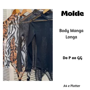 Imagem de capa para o Ebook MOLDE BODY MANGA LONGA 
