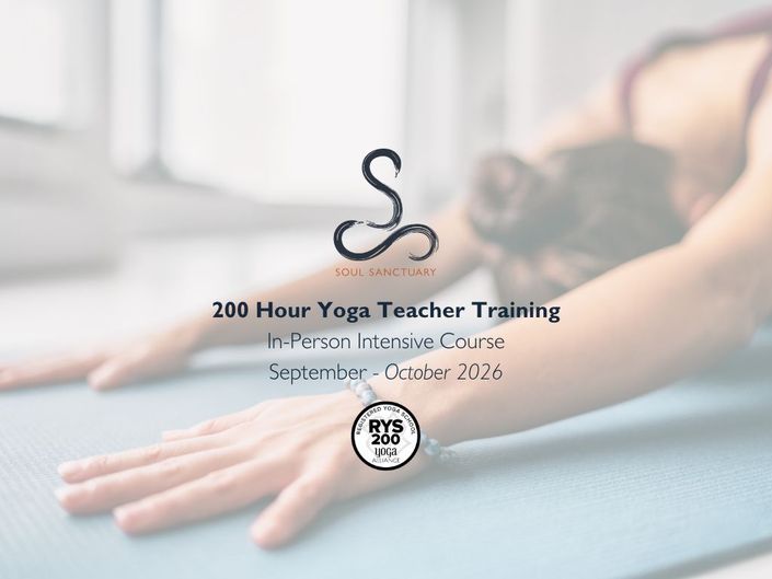 Winter  2026 (Sept-Oct) In-Person Intensive : 200 Hour Yoga Teacher Training