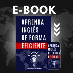 Imagem de capa para o Ebook Aprendendo Inglês de forma eficiente.