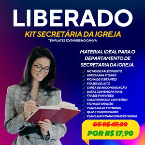 Imagem de capa para o Curso online Kit Secretária da Igreja