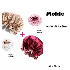 Imagem de capa para o Ebook MOLDE TOUCA DE CETIM 