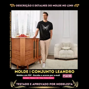 Imagem de capa para o Curso online ✨[Molde em PDF] - Conjunto Leandro. ID 4847519✨