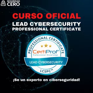 Imagem principal do produto Curso y Certificación Oficial Lead Cybersecurity Professional Certificate