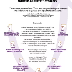 Imagem de capa para o Curso online Mentoria Terapia Alimentar e Nutricional 