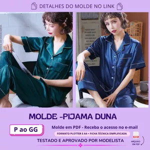Imagem de capa para o Curso online Molde Pijama Duna