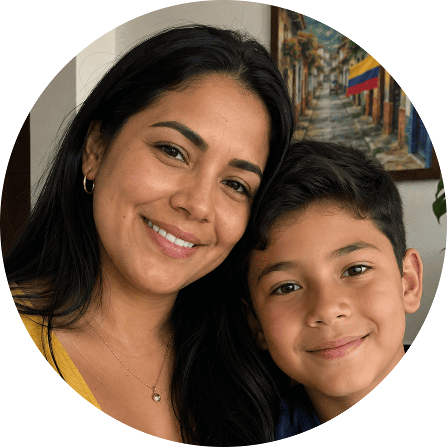 Andrea Andrea R.| Madre de un niño de 9 años
