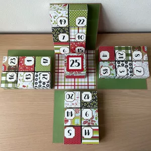 Cover image for Online course Exploding Box Advent Calendar! Digital Cutting File for Cricut and Silhouette Cameo!