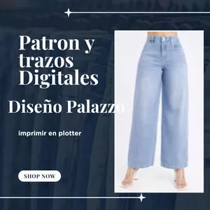 Imagen de portada para Ebook PATRON Y TRAZO 100% DIGITAL MODELO PALAZZO