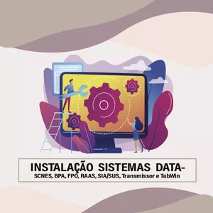 Imagem de capa para o Ebook INSTALAÇÃO SISTEMAS DATASUS: SCNES, BPA, FPO, RAAS, SIA/SUS, Transmissor e TabWin