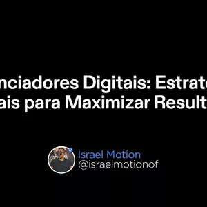 Imagem de capa para o Ebook Influenciadores Digitais: Estratégias Digitai para Maximizar Resultados