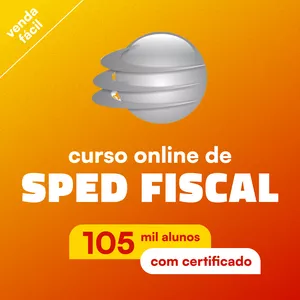 Imagem de capa para o Curso online Curso de SPED Fiscal