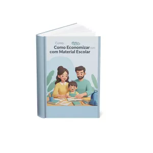 Imagem de capa para o Ebook Como Economizar com Material Escolar