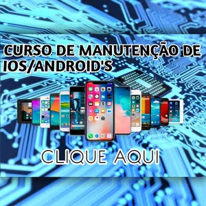 Imagem de capa para o Ebook Curso Manutenção de Celular/IOS e Tablets