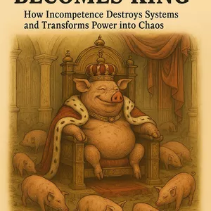 Cover image for Ebook When a Pig Becomes King – How Incompetence Destroys Systems and Transforms Power into Chaos 