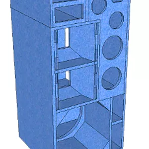 Imagem de capa para o Ebook Projeto para Caixa Bob Grave de 15 Dois alto-Falantes de 10 Triton Carcaça Quadrada Duas Twitter e Duas 405