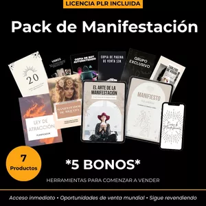 Imagen de portada para Curso online PACK PDF de MANIFESTACION 