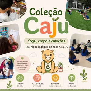 Imagem de Coleção Caju | Kit Pedagógico de Yoga Infantil criado por Larissa na hotmart