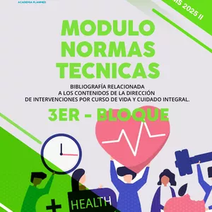 Imagen de portada para Ebook MODULO II. 3 BLOQUE NORMAS SANITARIAS MINSA