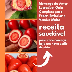 Imagem de capa para o Ebook Morango do Amor Lucrativo: Guia Completo para Fazer, Embalar e Vender Muito