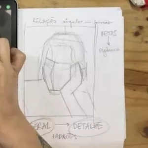 Imagem de capa para o Curso online Aula Desenho de Retrato