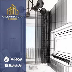Imagen de portada para Curso online SKETCHUP PRO + VRAY PRO