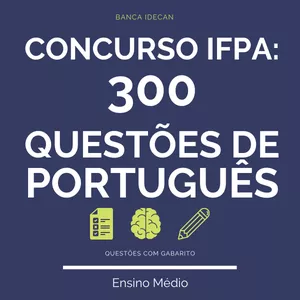 Imagem principal do produto Combo de Questões de Português da banca IDECAN