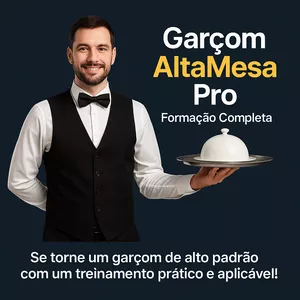Imagem do curso Garçom AltaMesa Pro – Formação Completa 