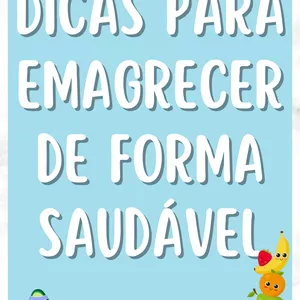 Imagem de capa para o Ebook DICAS PARA EMAGRECER DE FORMA SAUDÁVEL!!!!