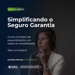 Imagem de capa para o Curso online Simplificando o Seguro Garantia (Nova Versão)