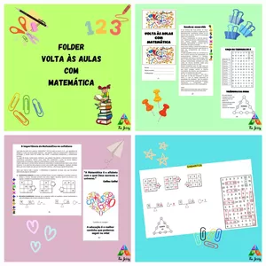 Imagem de capa para o Ebook FOLDER VOLTA ÀS AULAS COM MATEMÁTICA