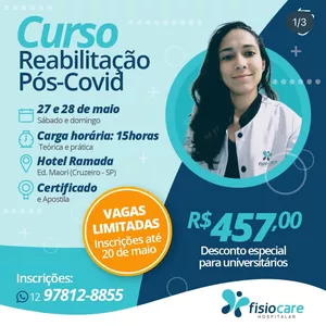 Imagem de capa para o Evento presencial FisioCare Cursos - Turma 1