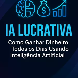 Imagem de capa para o Ebook 🤖💰 IA Lucrativa: Como Ganhar Dinheiro Todos os Dias Usando Inteligência Artificial 🚀✨