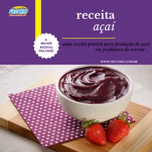 Imagem de capa para o Ebook CALDA BASE DE AÇAI PARA PRODUTORA DE SORVETE
