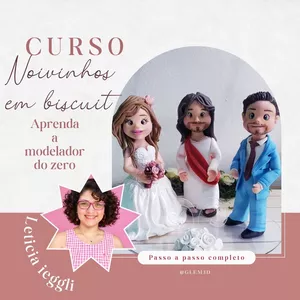 Imagem de capa para o Curso online Curso online - Noivinhos de biscuit 