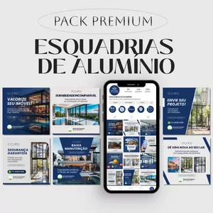 Imagem de capa para o Curso online Pack Premium Esquadrias de Alumínio 