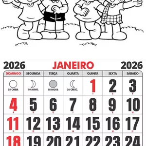 Imagem de capa para o Ebook Calendário 2026