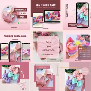 Imagem de capa para o Curso online Pack Canva Laços