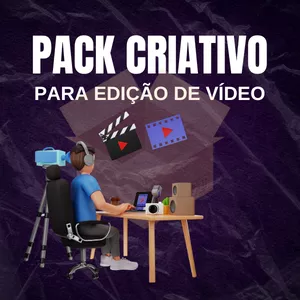 Imagem de capa para o Curso online Pack Criativo para Edição de Vídeo